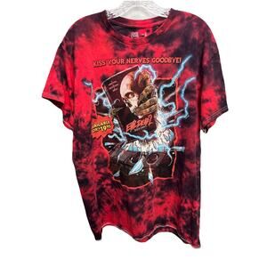 Cavity Colors The Evil Dead 2 T Shirt Adult Large Tie Dye Black Red